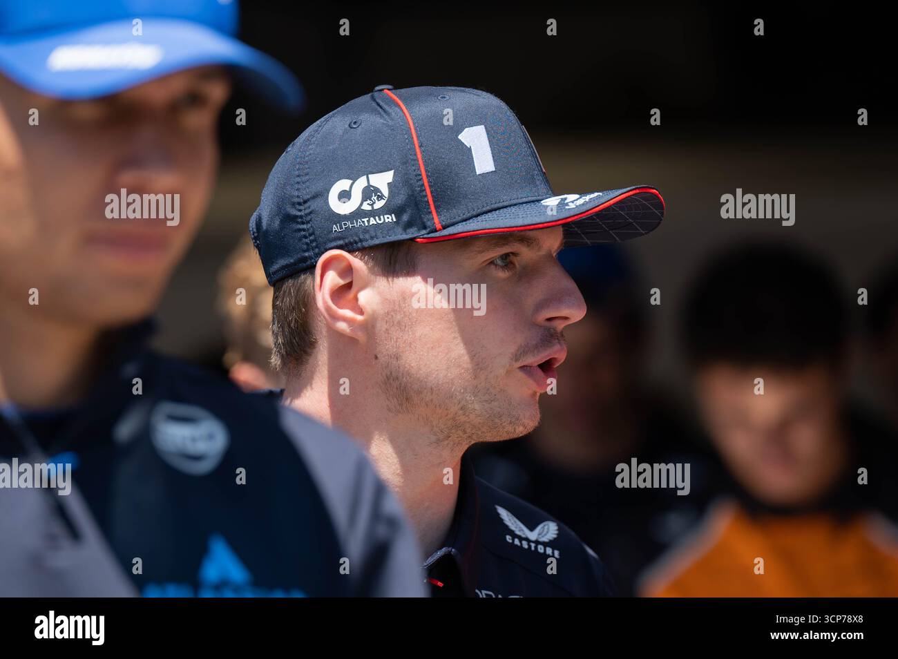 Emilia Romagna GP, Imola, F1 2025 am 18.05.2025 - Formel 1 Max Verstappen Fahrer für Red Bull - Credit sollte gelesen werden: Marco Talluto Stockfoto