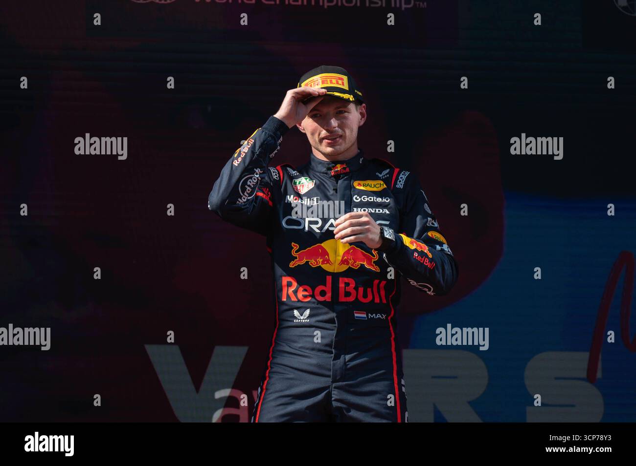 Emilia Romagna GP, Imola, F1 2025 am 18.05.2025 - Formel 1 Max Verstappen Fahrer für Red Bull - Credit sollte gelesen werden: Marco Talluto Stockfoto