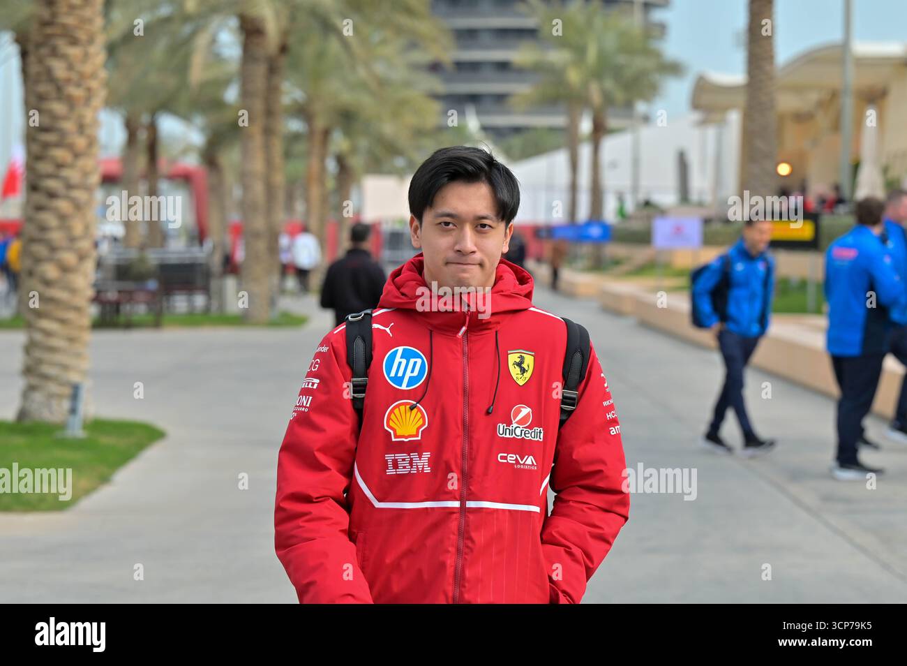 Saudi-Arabian GP, Dschiddah, F1 2025 am 26.02.2025 - Formel-1-Zhou-Fahrer für sauber Stockfoto