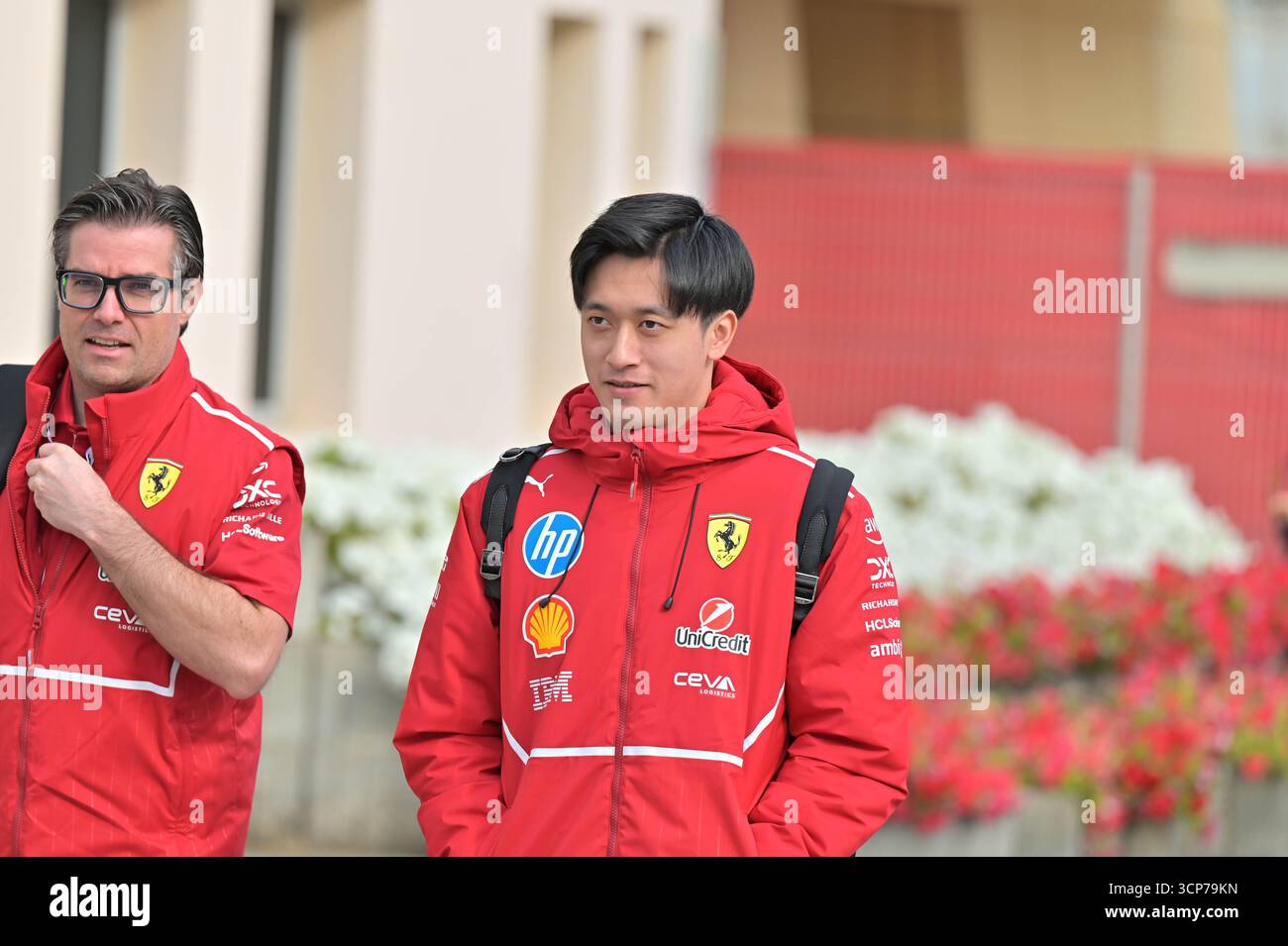 Saudi-Arabian GP, Dschiddah, F1 2025 am 26.02.2025 - Formel-1-Zhou-Fahrer für sauber Stockfoto