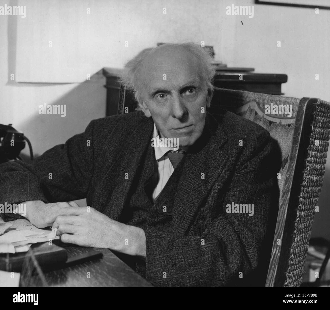 Viscount Cecil von Chelwood - Edgar Algernon Robert Gascoigne Cecil, 1. Viscount Cecil von Chelwood. Dieses Porträt zeigt den berühmten Älteren Statesman im Alter von 88 Jahren. Dezember 1952. (Foto von Bassano, Camera Press). Stockfoto