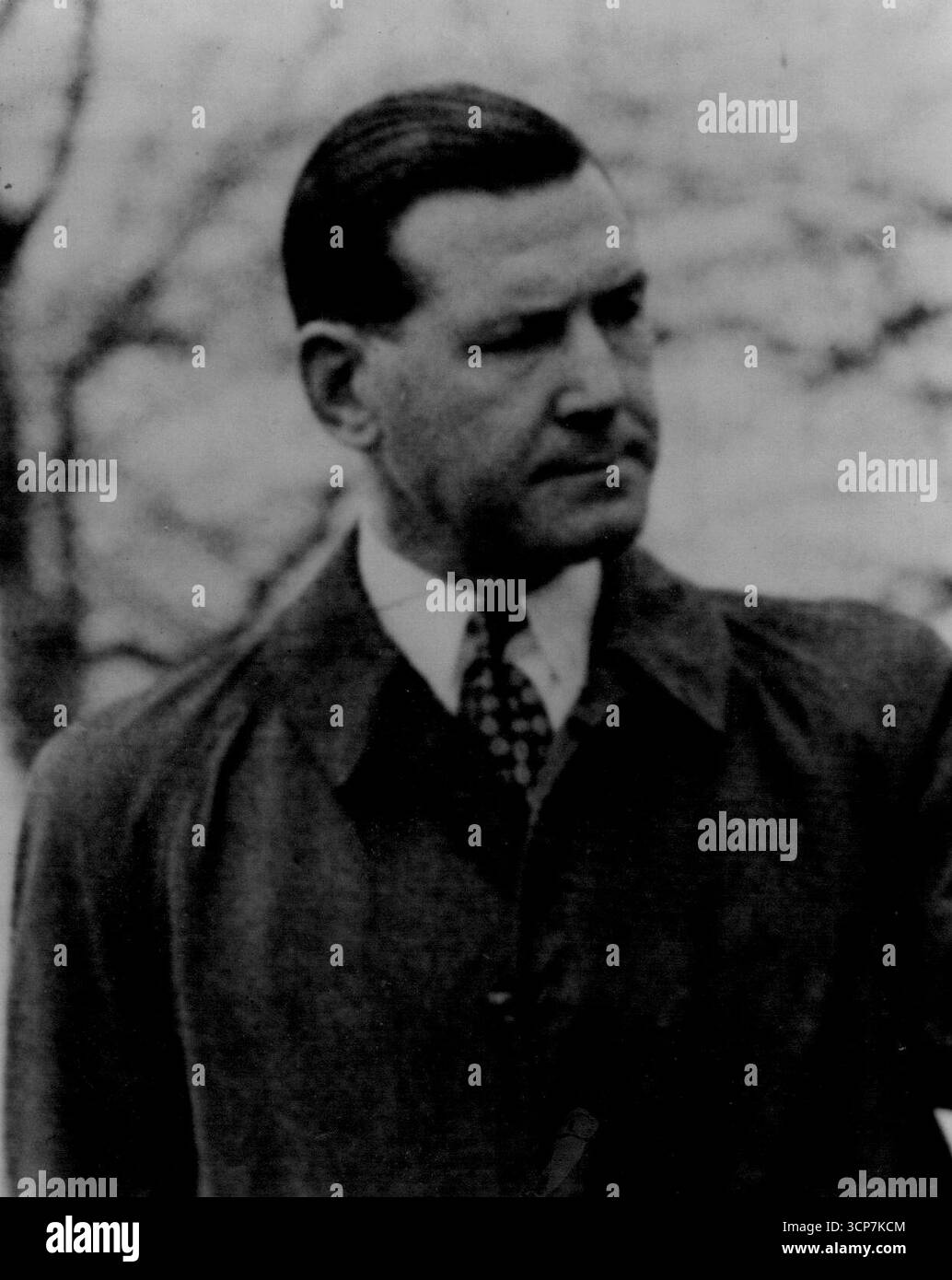 Supt. Thomas Clark . . . Hinterlässt Schattenjob. 31. Januar 1955. Stockfoto