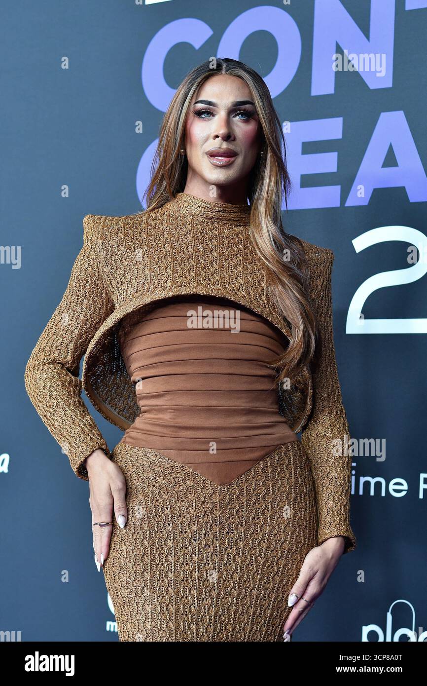 Carmen Farala bei den Forbes Best Content Creators Awards in der italienischen Botschaft in Madrid, 24. September 2025, Spanien Stockfoto