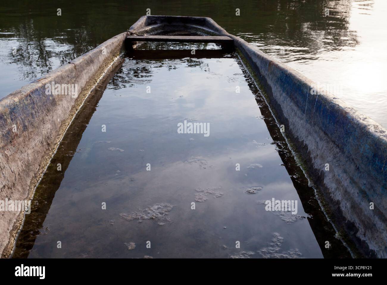 Blick auf Mandinga Lagune, Veracruz, Mexiko Stockfoto