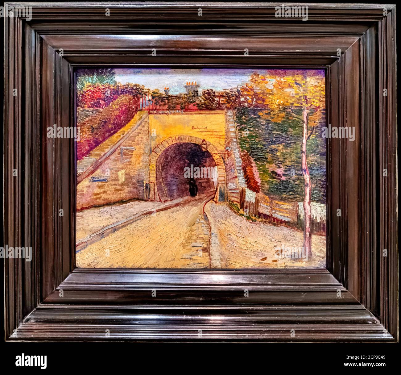 Fahrbahn mit Unterführung von Vincent van Gogh Stock Vektor