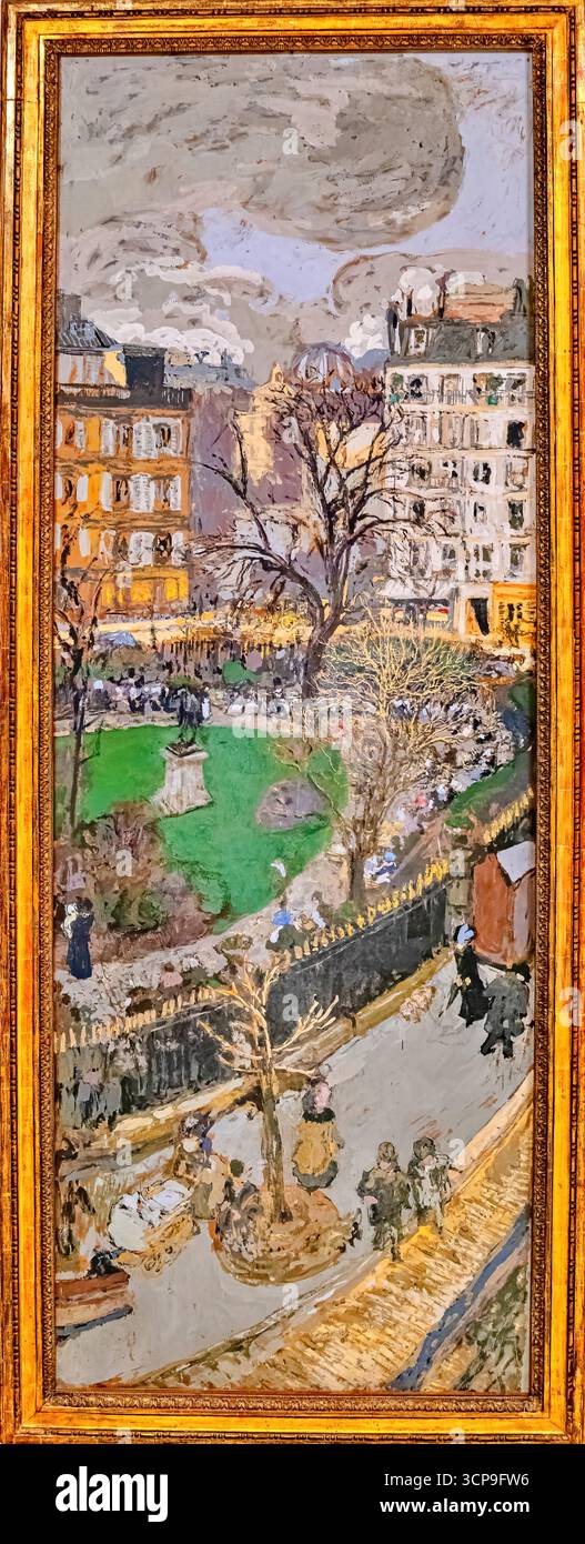 Edouard Vuillard, Place Vintimille, 1909–10, Pariser Platz Stock Vektor