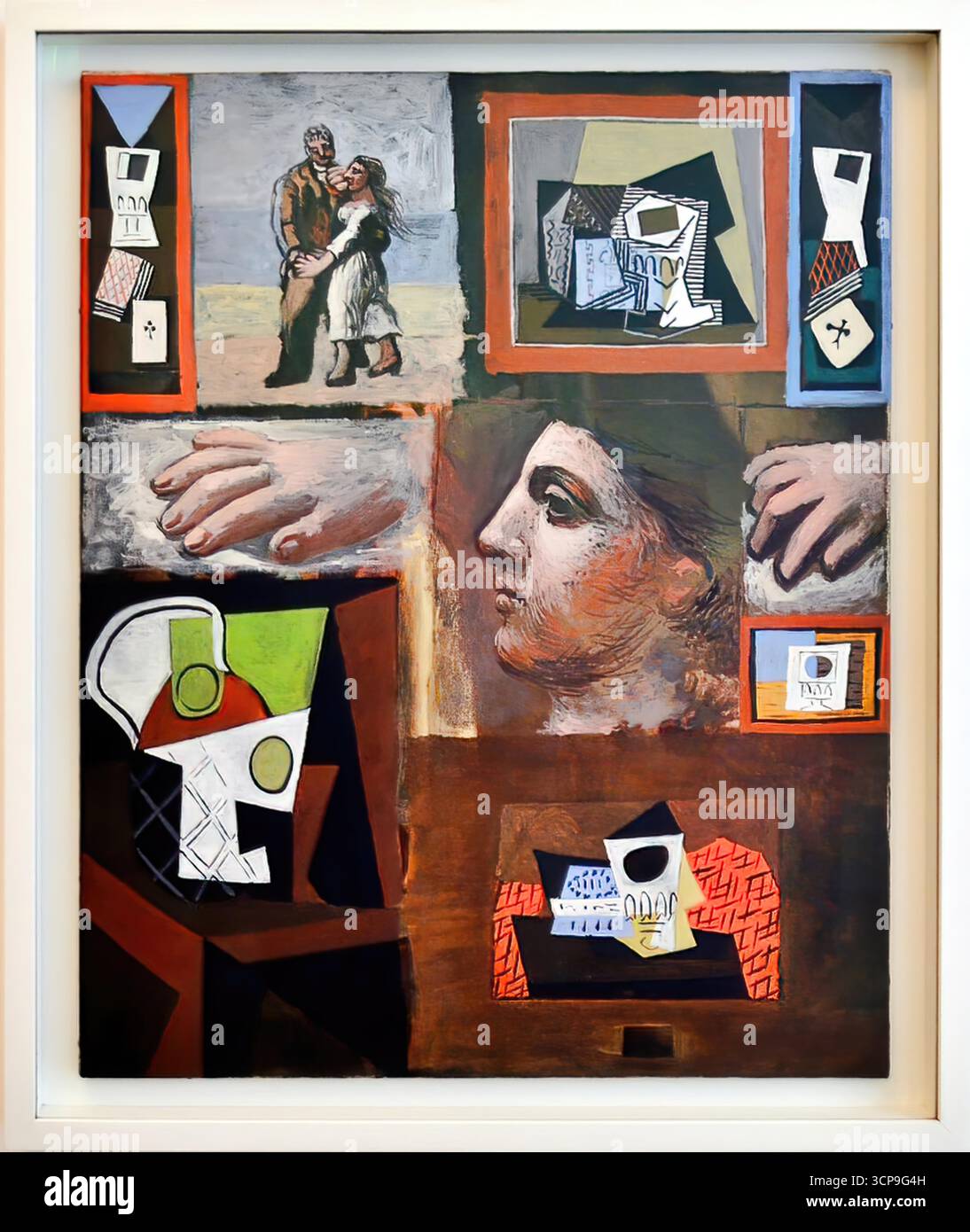 Pablo Picasso, Etudes, Paris-Fontainebleau, 1920 — neoklassische Ölstudie in klassischer Form und modernem Stil aus der Fontainebleau-Zeit des Künstlers. Stock Vektor