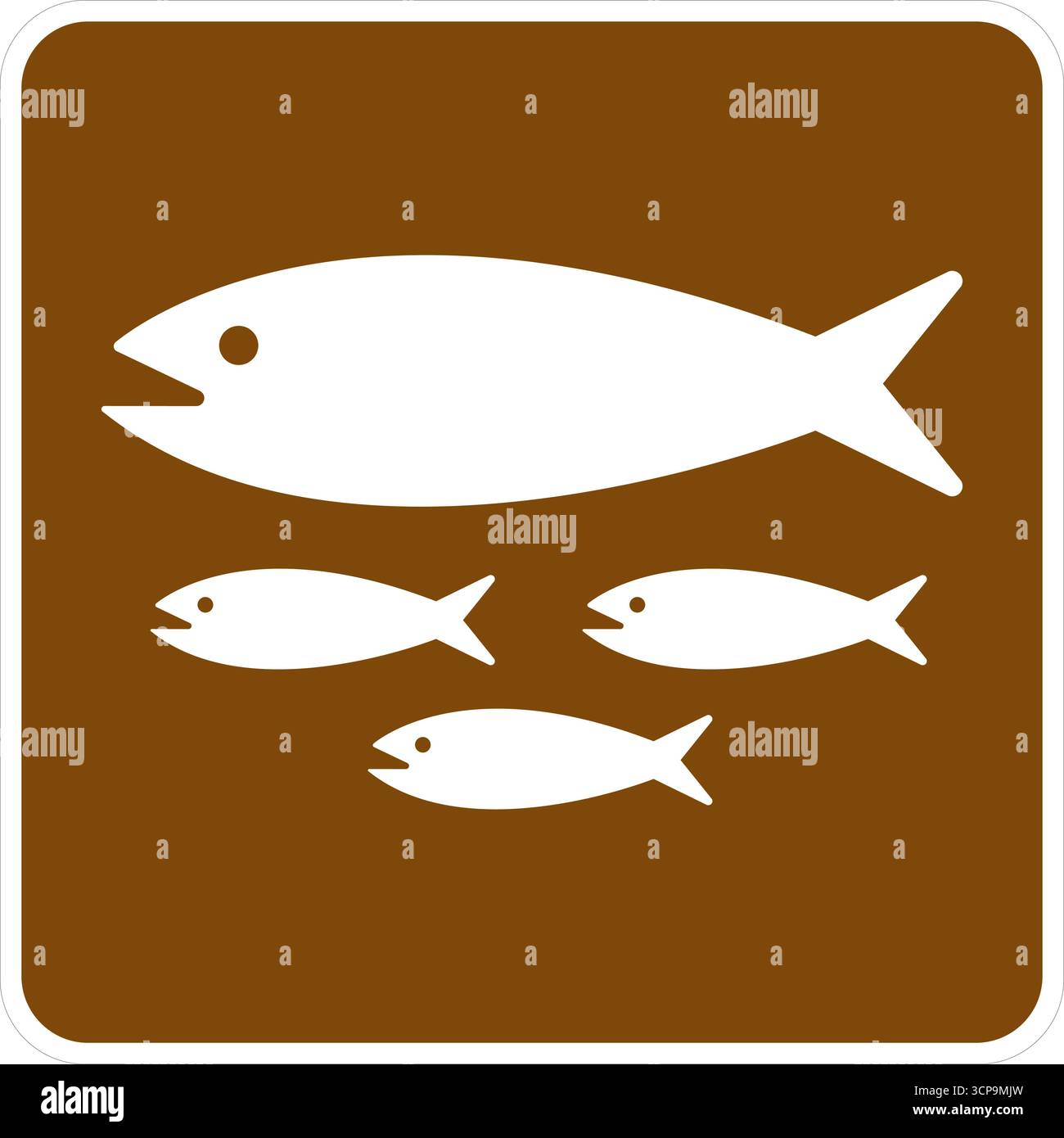 Fischzuchtanlage, aktuelle Ausgabe des Handbuchs über einheitliche Verkehrskontrollgeräte für Straßen und Autobahnen. Stock Vektor