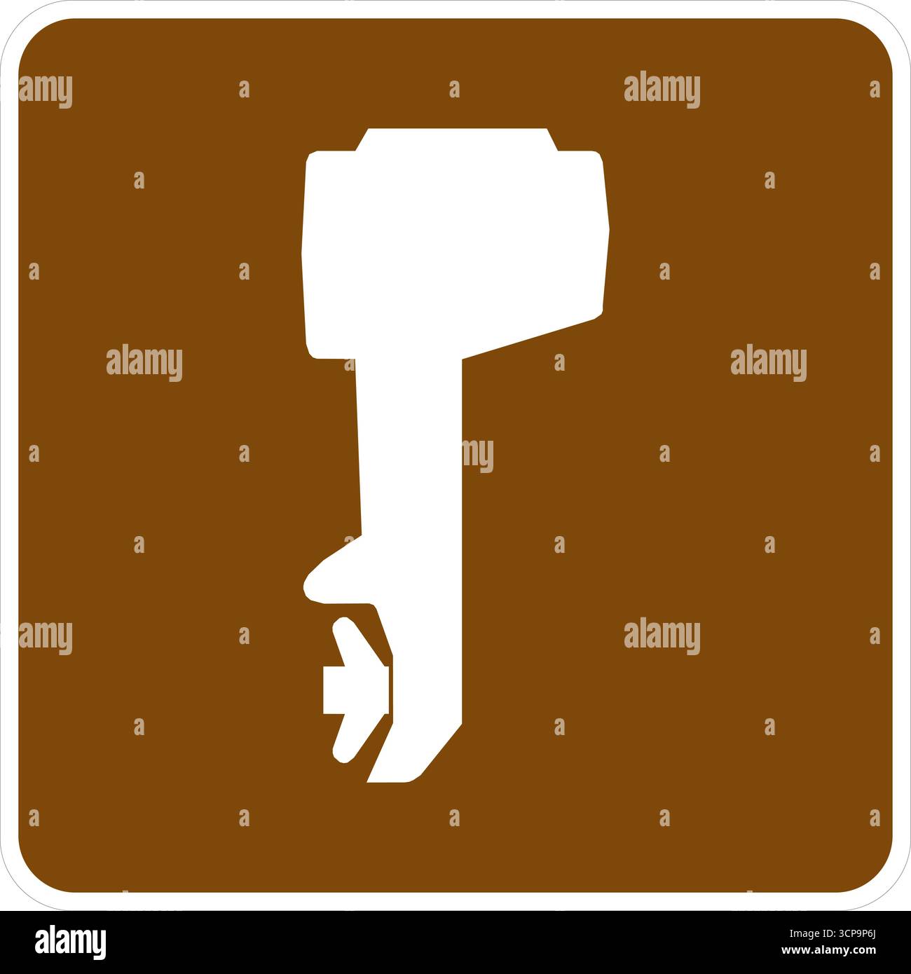 Bootsmotor, aktuelle Ausgabe des Handbuchs über Uniform Traffic Control Geräte für Straßen und Autobahnen. Stock Vektor