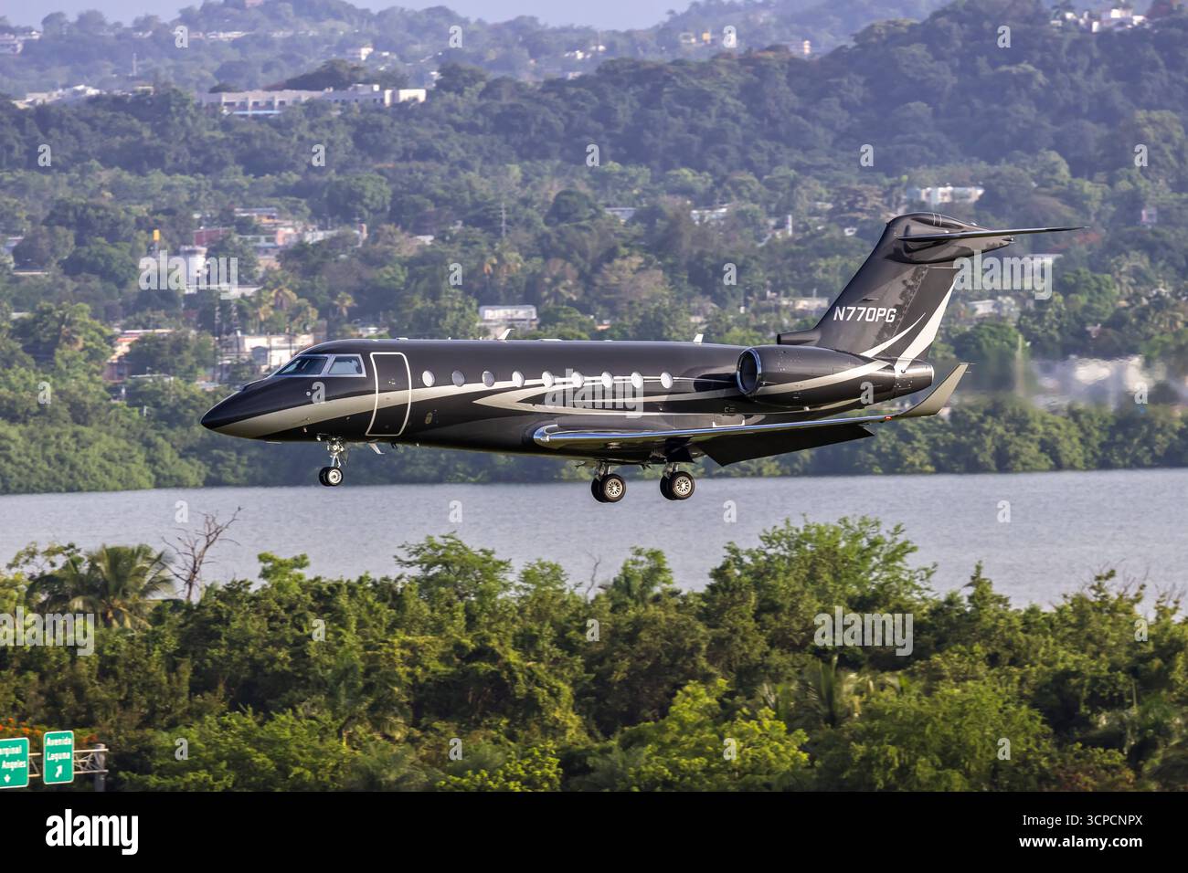 N770pg Gulfstream Aerospace G280 Privatjet Flugzeug Flughafen San Juan in ...