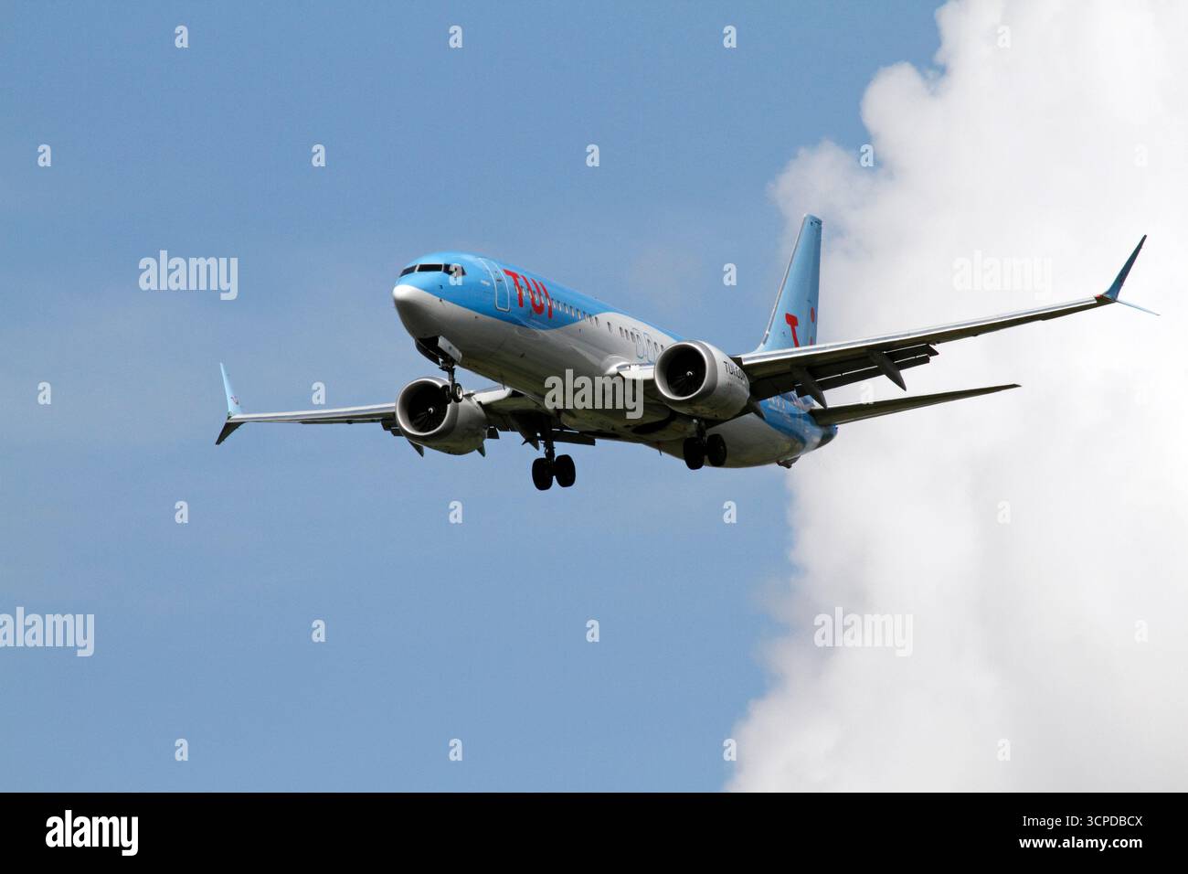 BOEING 737 MAX 8, G-TUMF Stockfoto