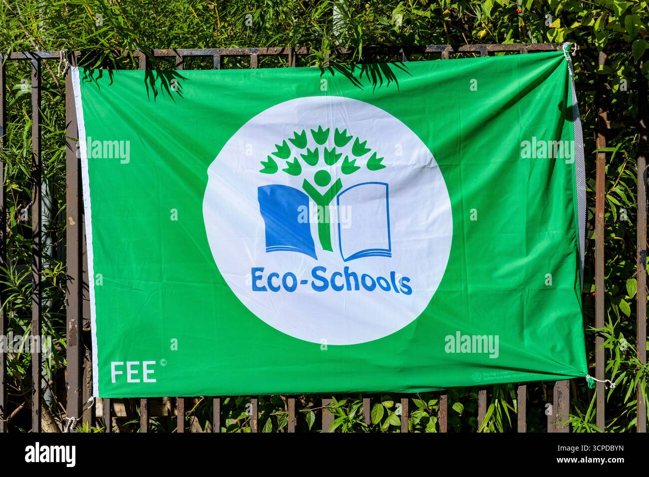 ECO Schools Green Flag, Glasgow, Schottland, Großbritannien Stockfoto