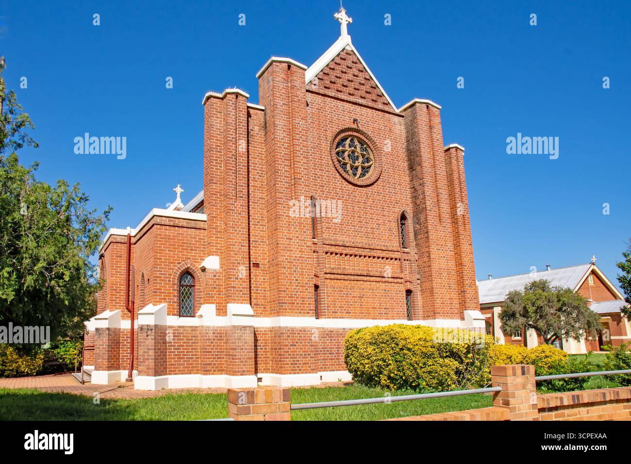 Saint John's Catholic Church, eröffnet 1906 in Barraba, NSW Australien. Stockfoto