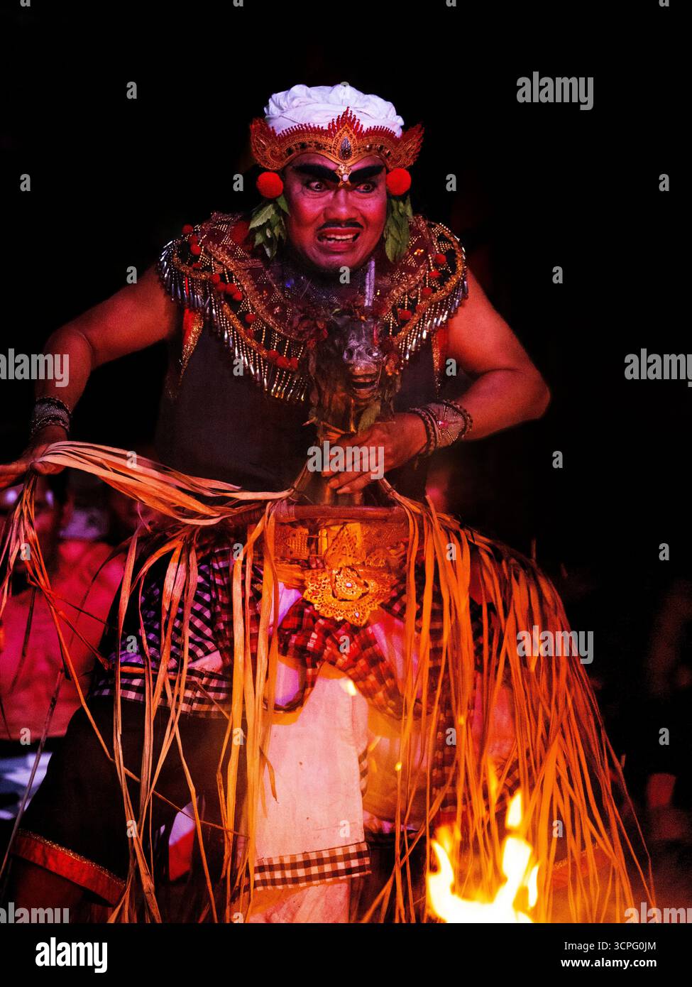 Uluwatu Kecak und Fire Dance, Bali, Indonesien Stockfoto
