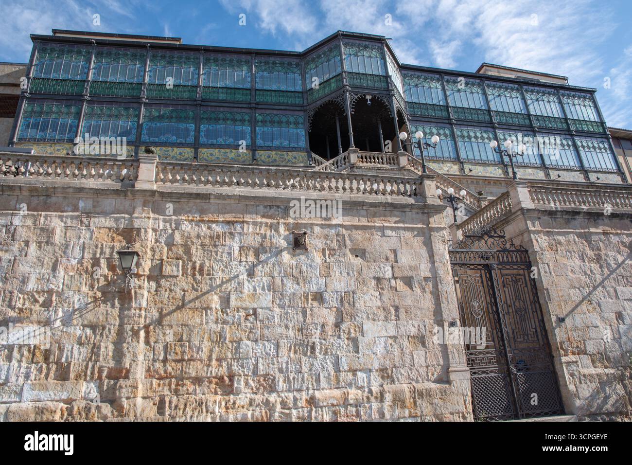 Museo Art Nouveau und Art Déco, Casa Lis Salamanca Stockfoto