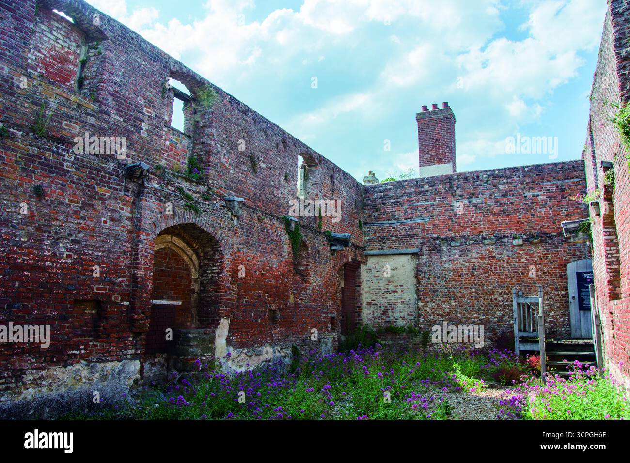 Das Tattershall College oder das alte College, ein Gymnasium für Kirchenchörner, gegründet Mitte des 15. Jahrhunderts Stockfoto