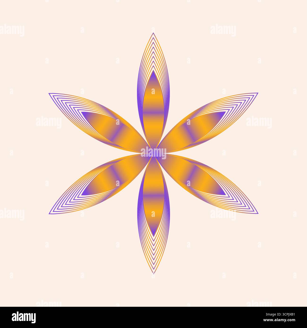 Blume des Lebens, heilige Geometrie. lotusblume, Same of Life Icon, farbenfrohe esoterische oder spirituelle Symbol. Design mit Logolinie auf weiß isoliert Stock Vektor