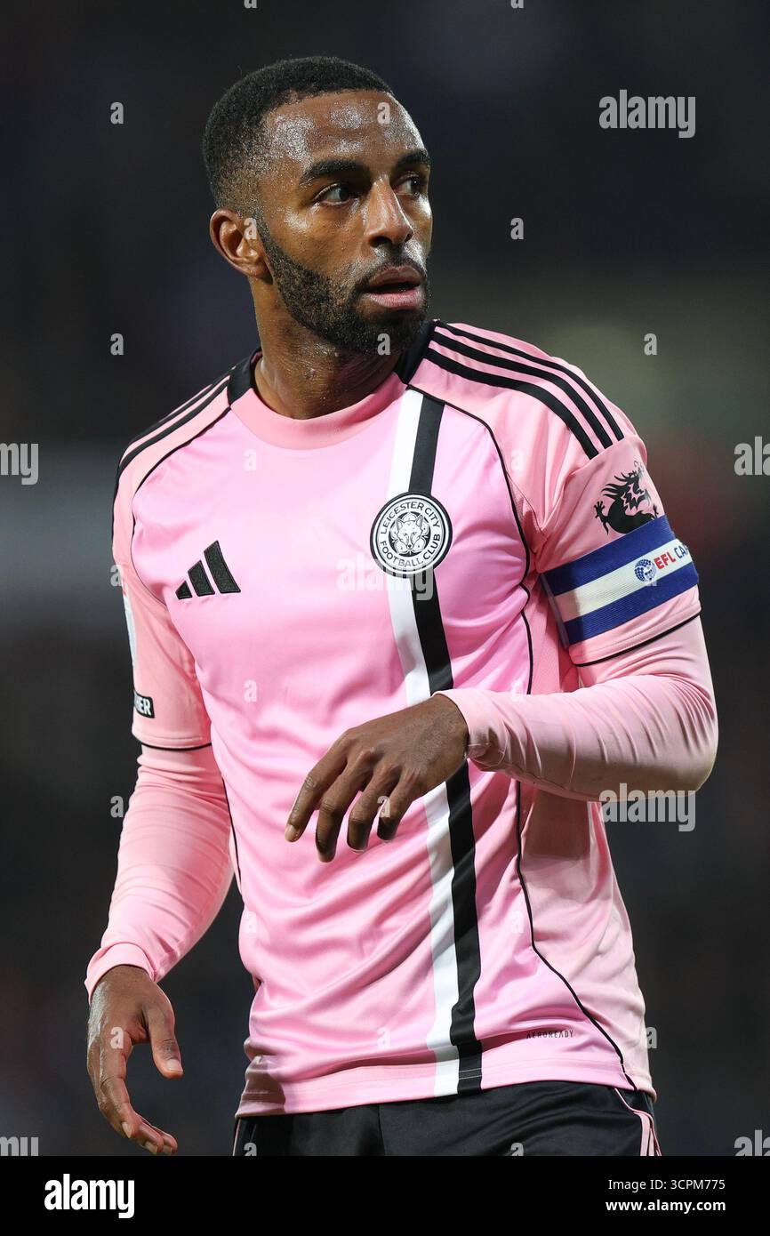 West Bromwich, Großbritannien. September 2025. Ricardo Pereira von Leicester City während des West Bromwich Albion vs Leicester City Sky Bet Championship Matches bei den Hawthorns, West Bromwich. Der Bildnachweis sollte lauten: James Baylis/Sportimage Credit: Sportimage Ltd/Alamy Live News Stockfoto