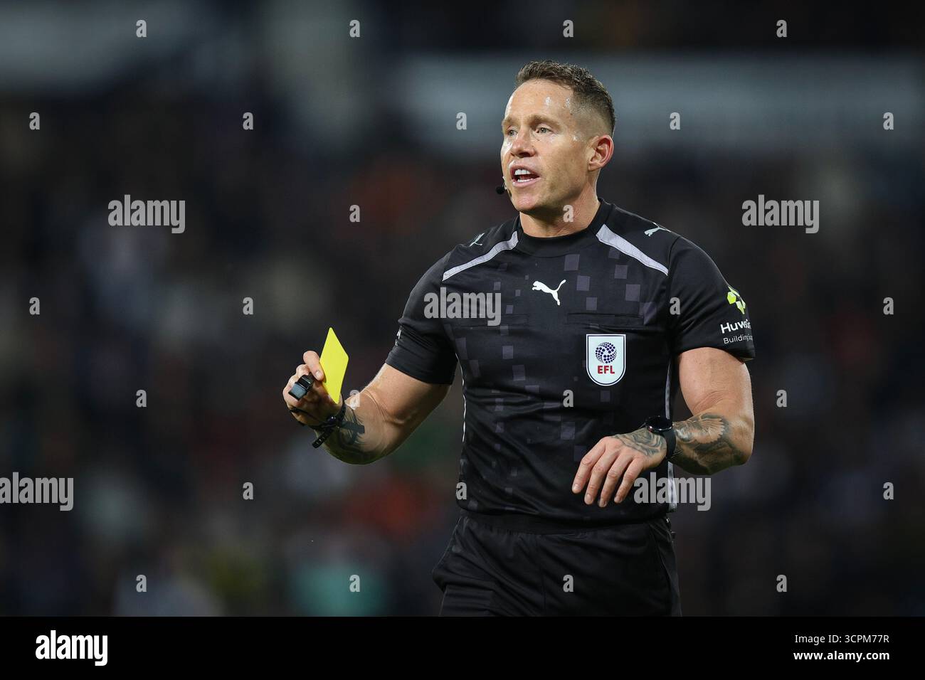 West Bromwich, Großbritannien. September 2025. Schiedsrichter Stephen Martin beim Spiel der West Bromwich Albion gegen Leicester City Sky Bet Championship bei den Hawthorns, West Bromwich. Der Bildnachweis sollte lauten: James Baylis/Sportimage Credit: Sportimage Ltd/Alamy Live News Stockfoto