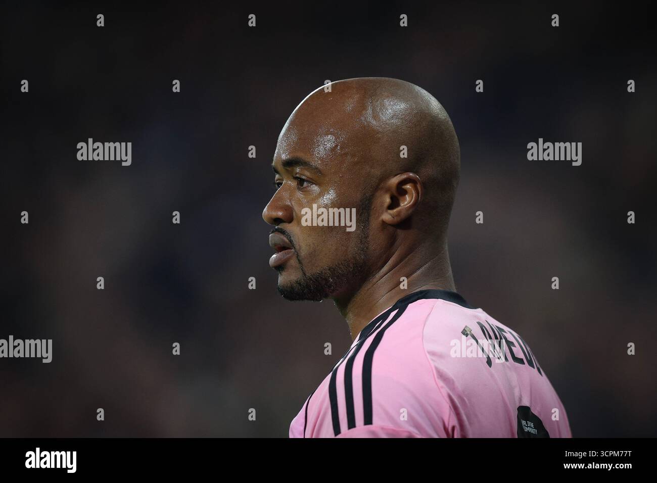 West Bromwich, Großbritannien. September 2025. Jordan Ayew aus Leicester City während des Spiels West Bromwich Albion vs Leicester City Sky Bet Championship bei den Hawthorns, West Bromwich. Der Bildnachweis sollte lauten: James Baylis/Sportimage Credit: Sportimage Ltd/Alamy Live News Stockfoto