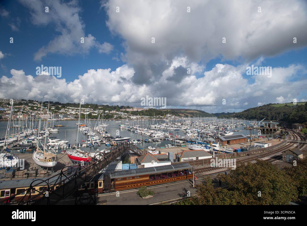 Dartmouth, River Dart Stockfoto