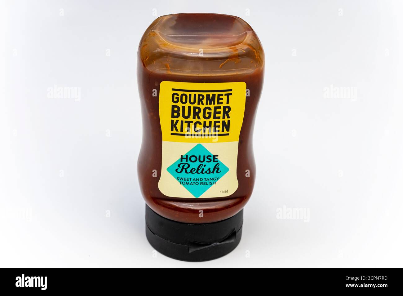 Gourmet Burger Kitchen House Relish Stockfoto