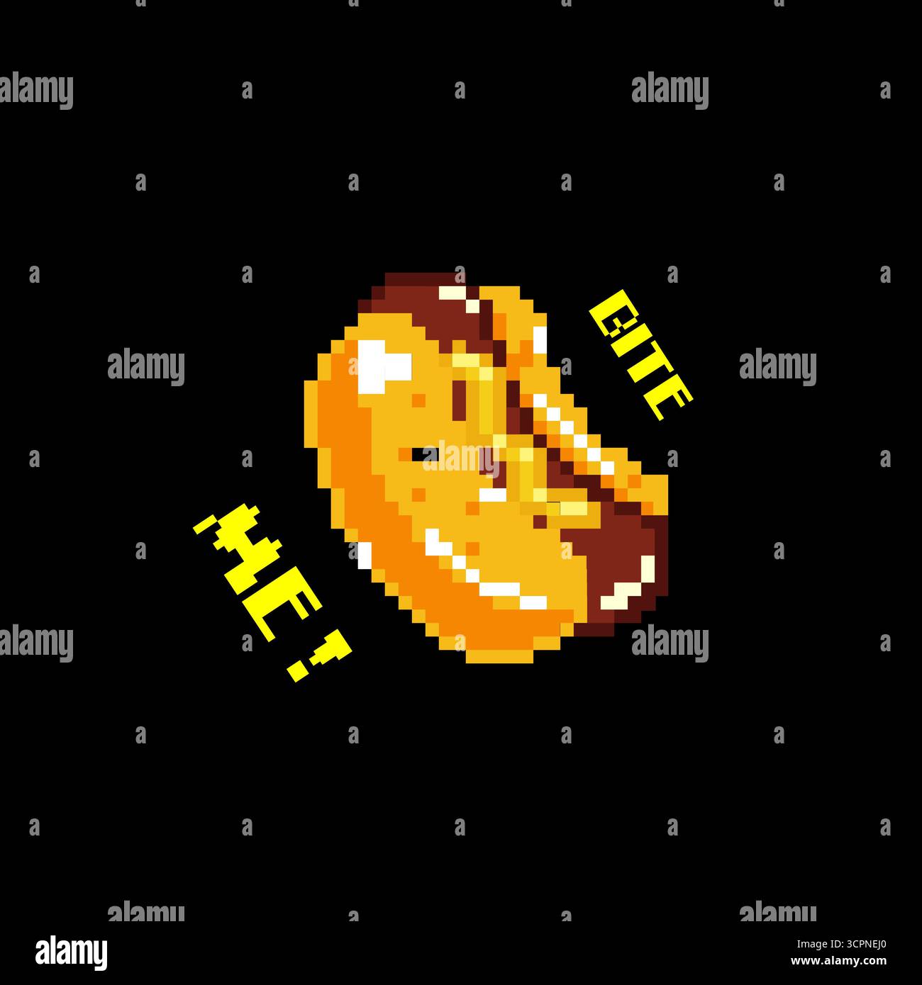Pixelkunst des Hot Dog Vektor Fast Food Illustration Cartoon Design Stock Vektor