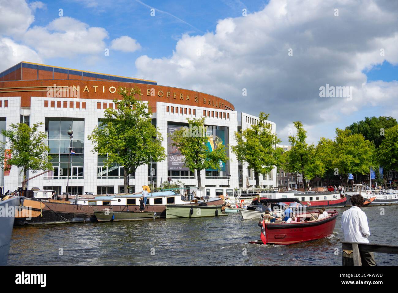 Nationaloper & Ballett im Stopera-Gebäude, Amsterdam, Niederlande Stockfoto