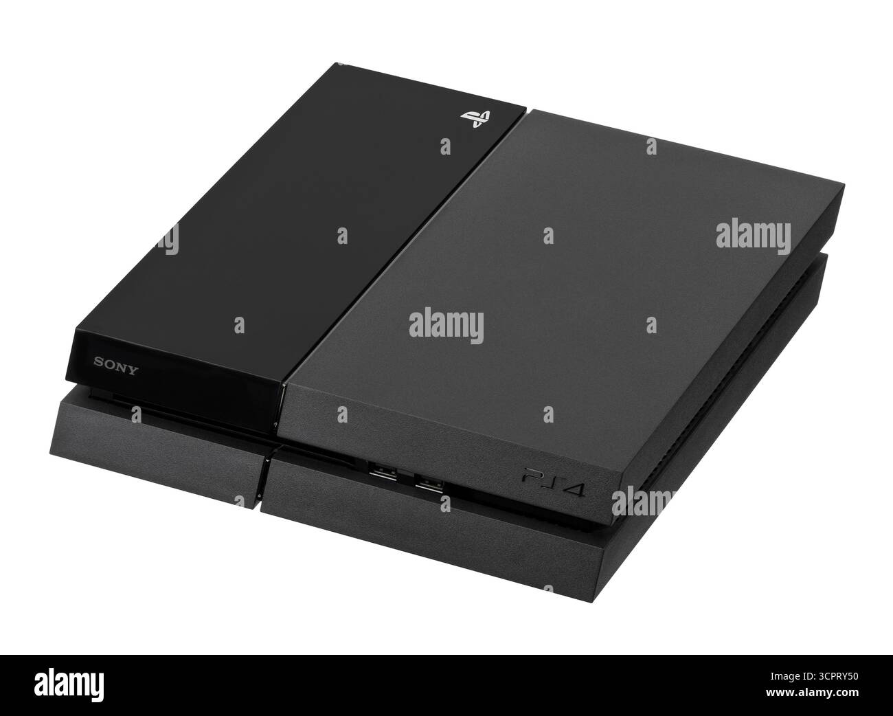 2013 Sony PlayStation 4 (PS4) Spielekonsole, Nordamerika Stockfoto