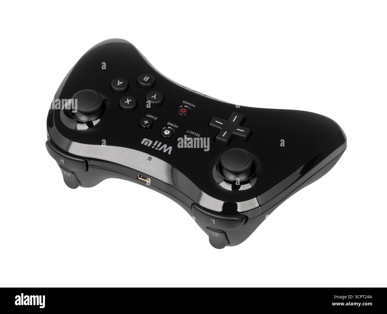 Nintendo Wii U Pro Controller Top Stockfoto