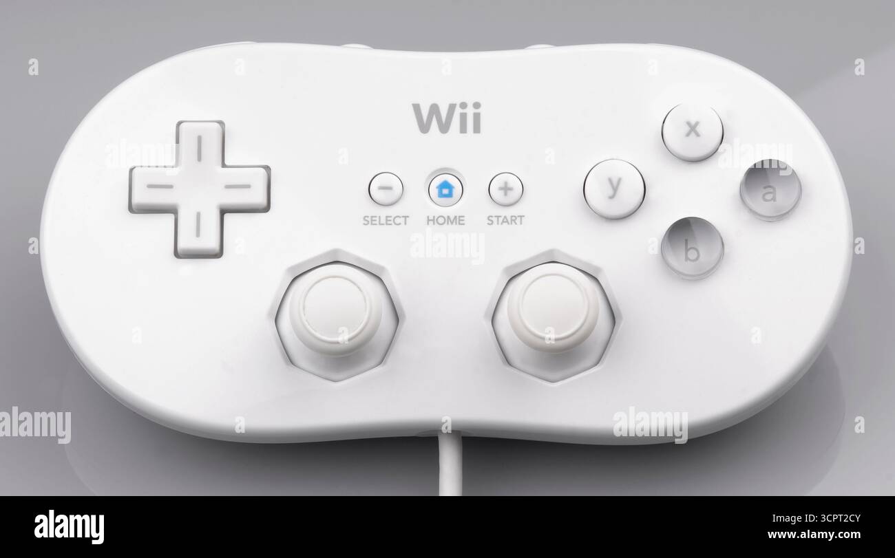 Wii Classic Controller Stockfoto