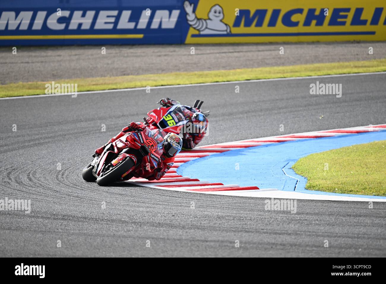 Spannende Sprint Rennen Motogp Bild