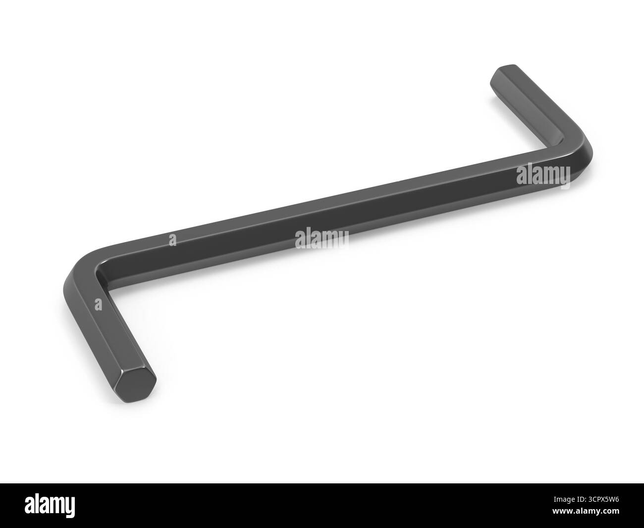 Sechskantschlüssel mit versetztem Innensechskantschlüssel für Befestigung und Wartung Stockfoto