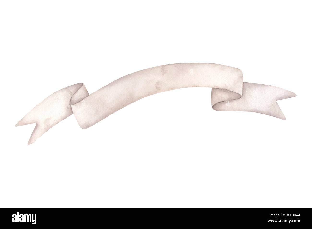 Geburtstagsparty Für Dinosaurier. Handgezeichnete Aquarellillustration mit Retro-Band für Text. Niedliche Cartoon-Elemente für Kinder. Stockfoto