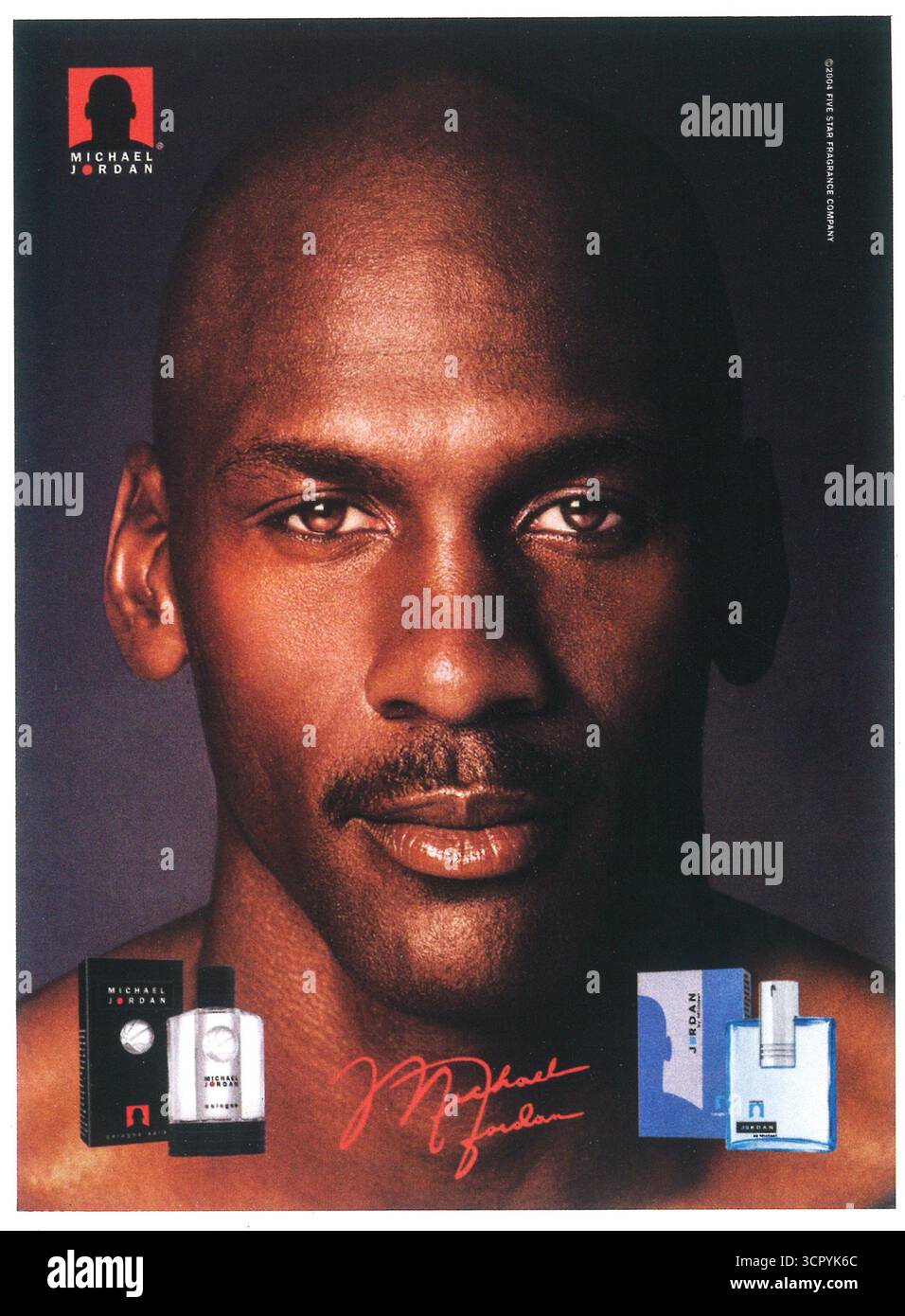 2004 Michael Jordan Köln Werbespot Stockfoto