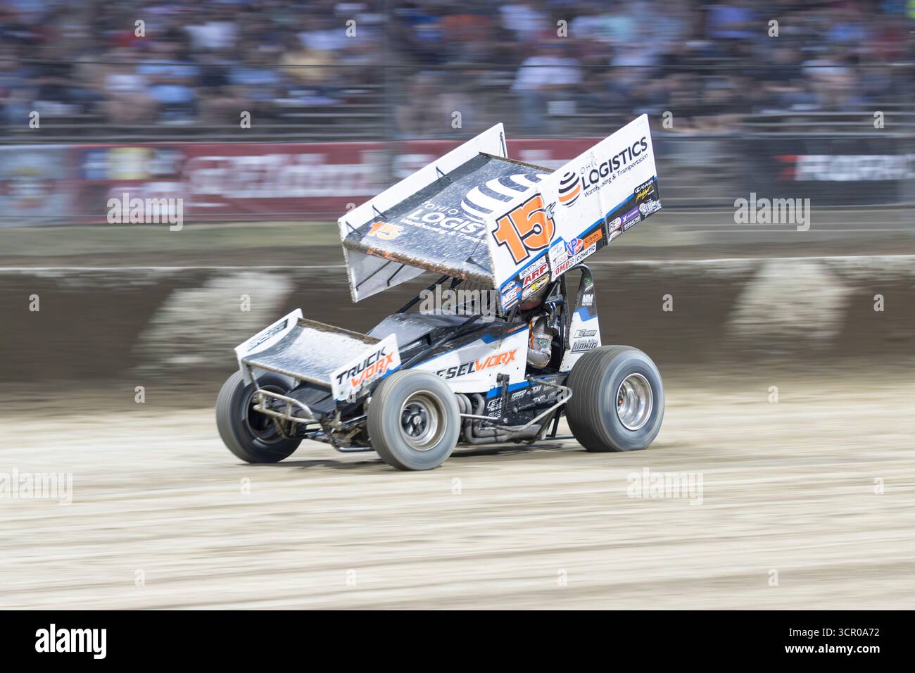 Creed Kemenah, 4 Crown Nationals, Samstag, 20. September 2025, Rossburg Ohio USA Stockfoto