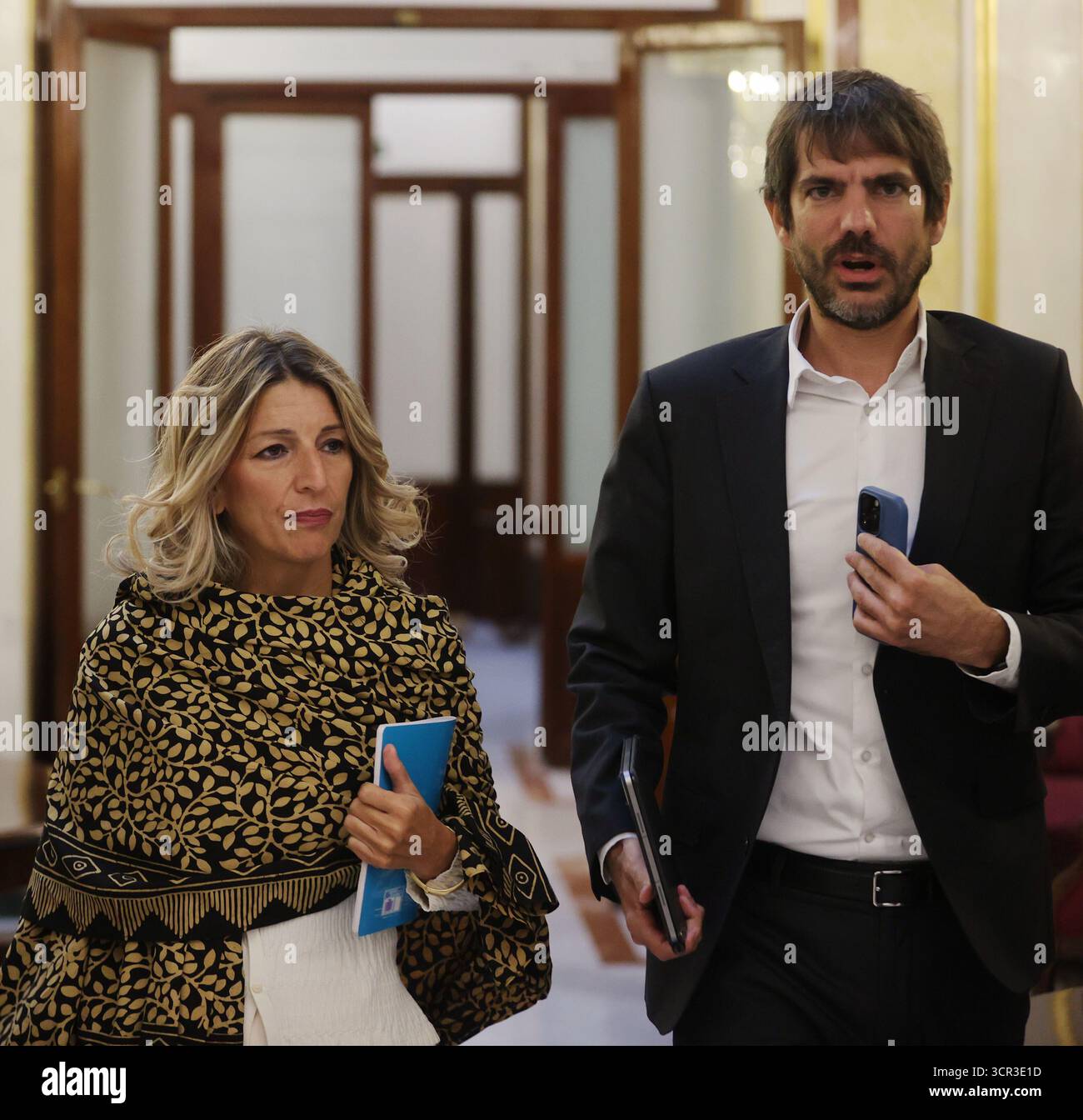 Madrid, 24. September 2025. Abgeordnetenkongress. Plenarsitzung zur Überwachung der Regierung und zur Abgabe dringender Interpellationen. Foto: Jaime García. ARCHDC. Quelle: Album / Archivo ABC / Jaime García Stockfoto