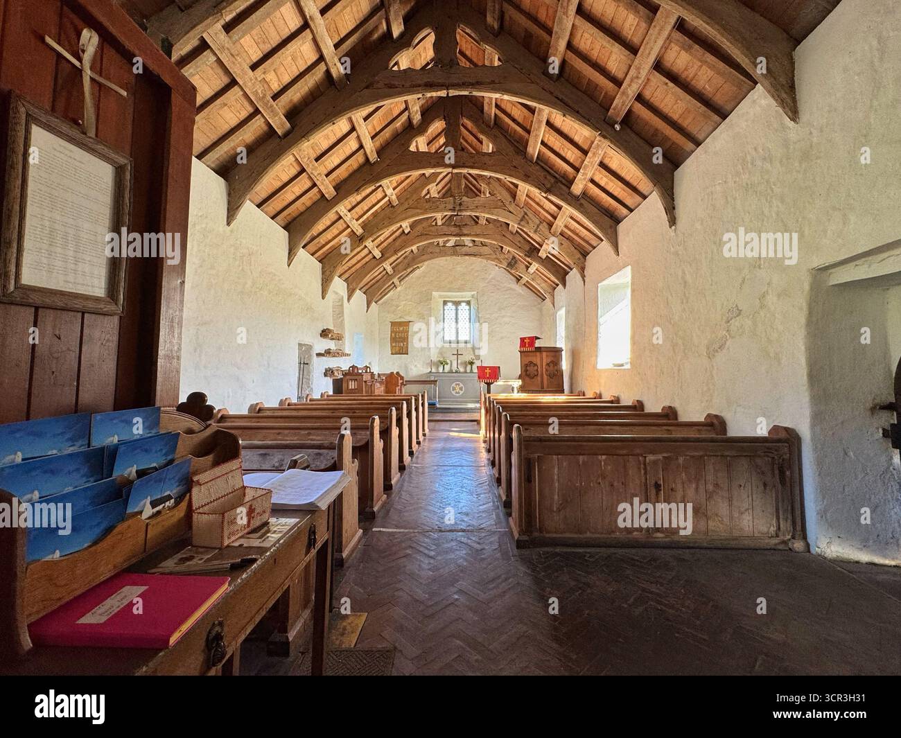 Eglwys Y Grog, Mwnt (Heilig-Kreuz-Kirche, Mwnt) Stockfoto