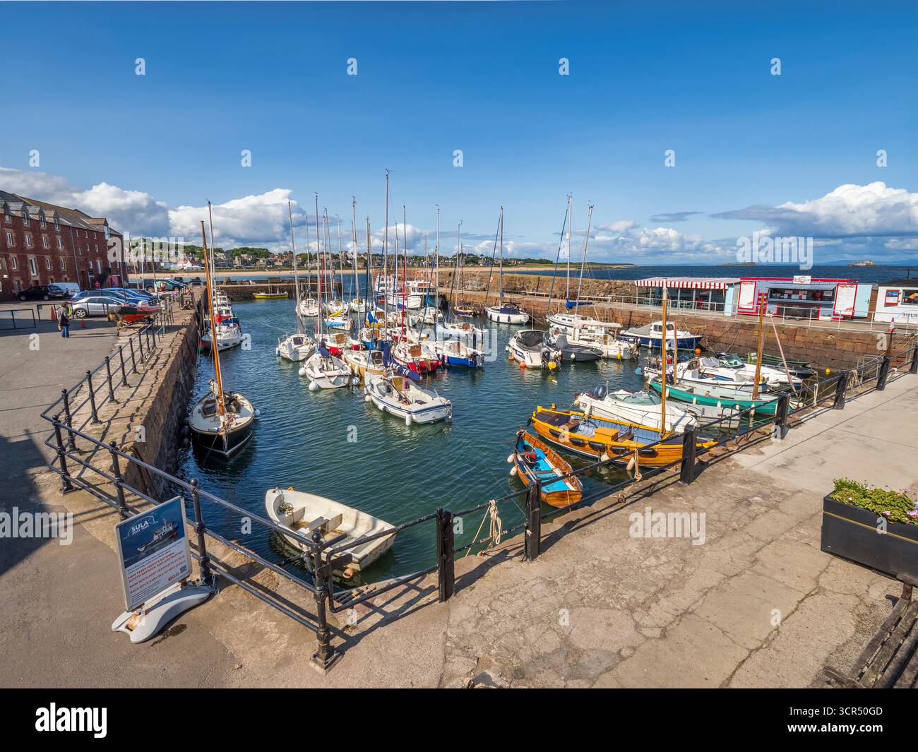 Der innere Hafen von North Berwick, am Firth of Forth, East Lothian, Schottland, Großbritannien. Stockfoto