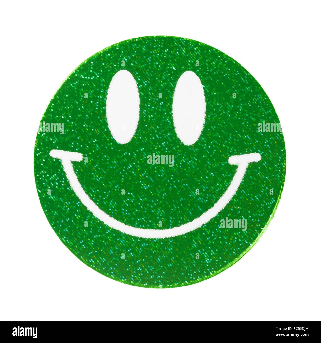 Lächelndes Gesicht mit lächelnden Augen Emoticon Stockfoto