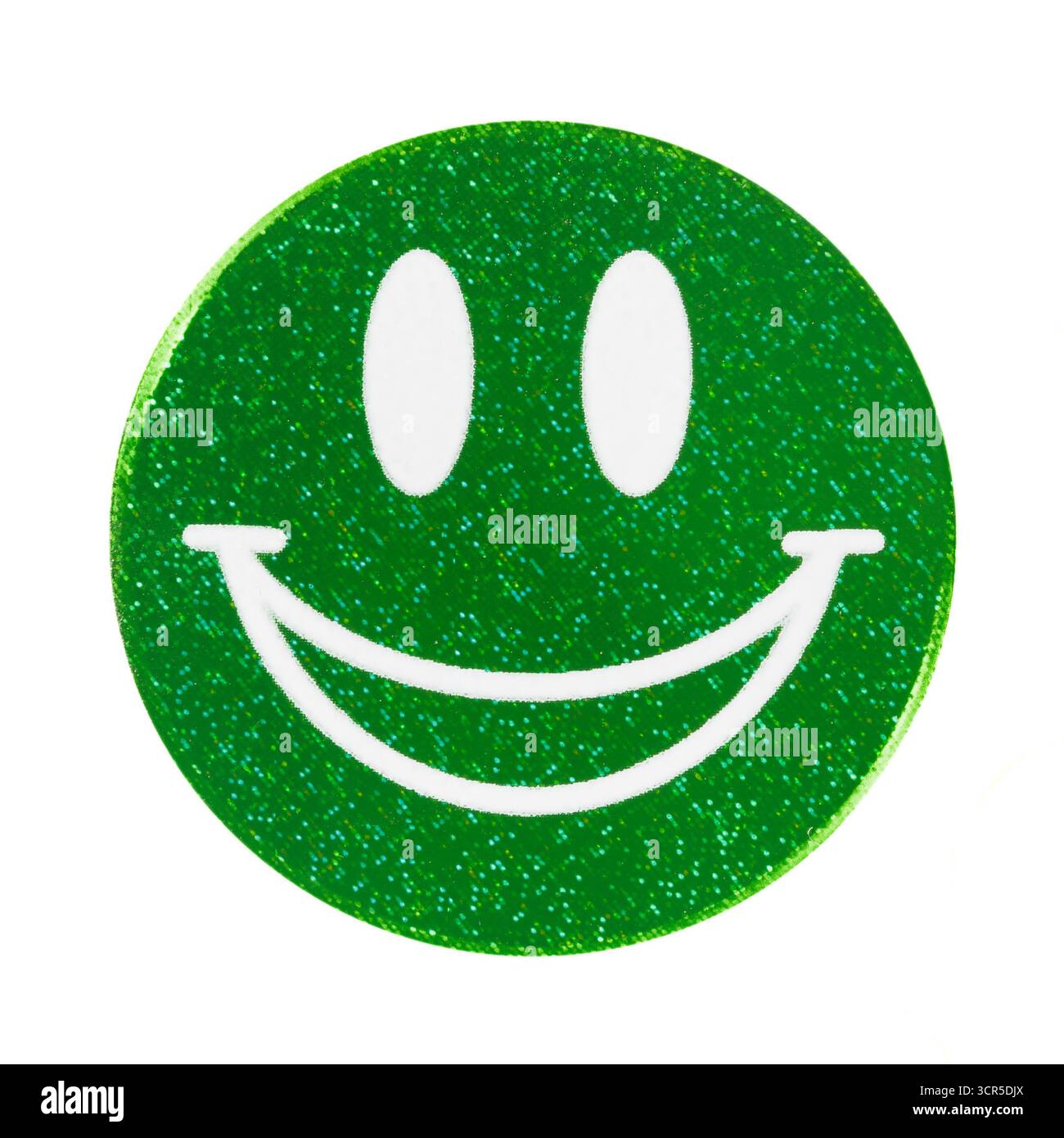 Lächelndes Gesicht mit lächelnden Augen Emoticon Stockfoto