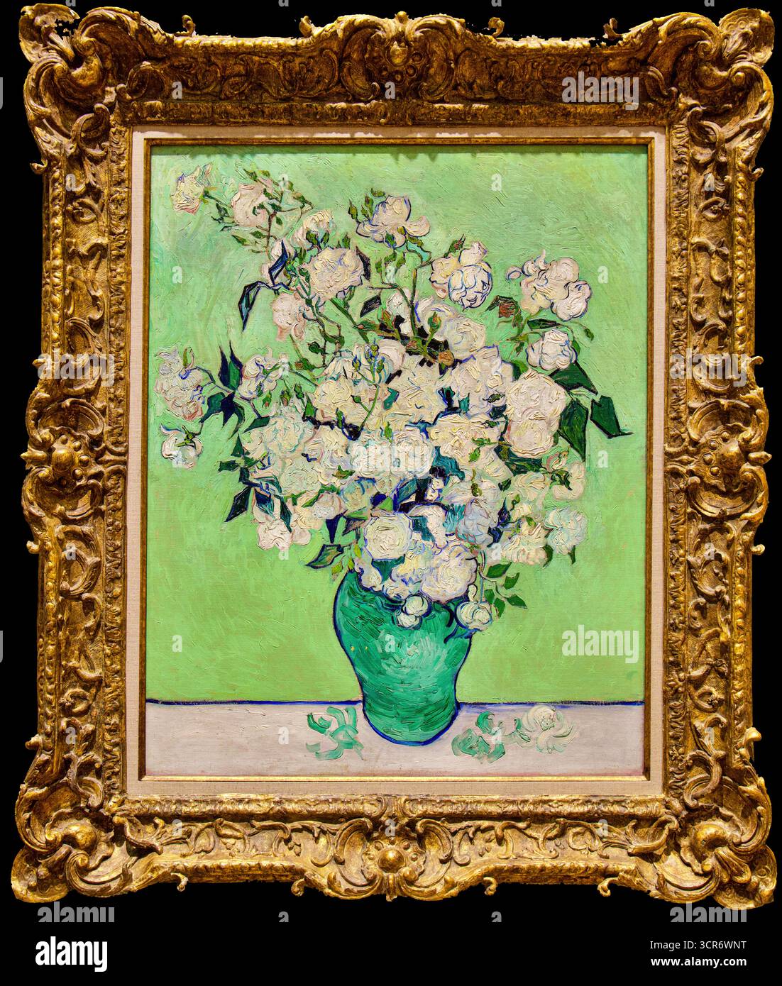 Vincent van Gogh, Vase der Rosen, 1890 Stock Vektor