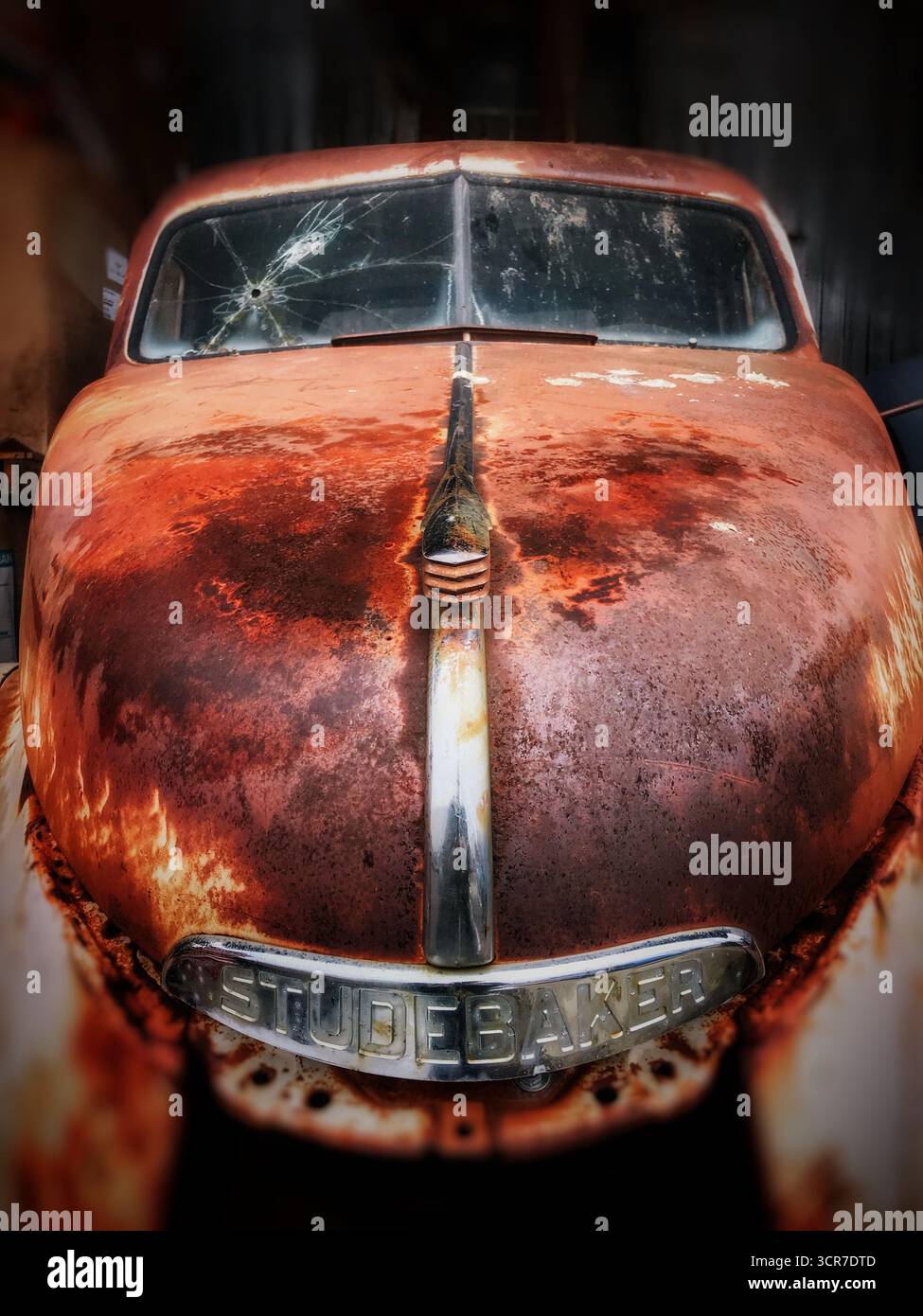 Rostiger Vintage Studebaker Stockfoto