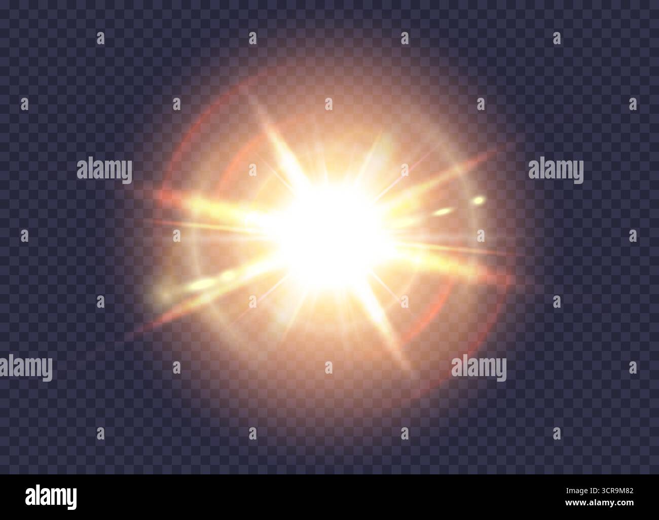 Vektor-Sonnenlinse Glühen Sie lichtdurchlässiges Sonnenlicht spezielle Linse Lichteffekt auf transparentem Hintergrund. Isolierte Unschärfe von Blitzstrahlen und Spotlight. Stock Vektor Vektor-Sonnenlinse Glühen Sie lichtdurchlässiges Sonnenlicht spezielle Linse Lichteffekt auf transparentem Hintergrund. Isolierte Unschärfe von Blitzstrahlen und Spotlight. Stock Vektor