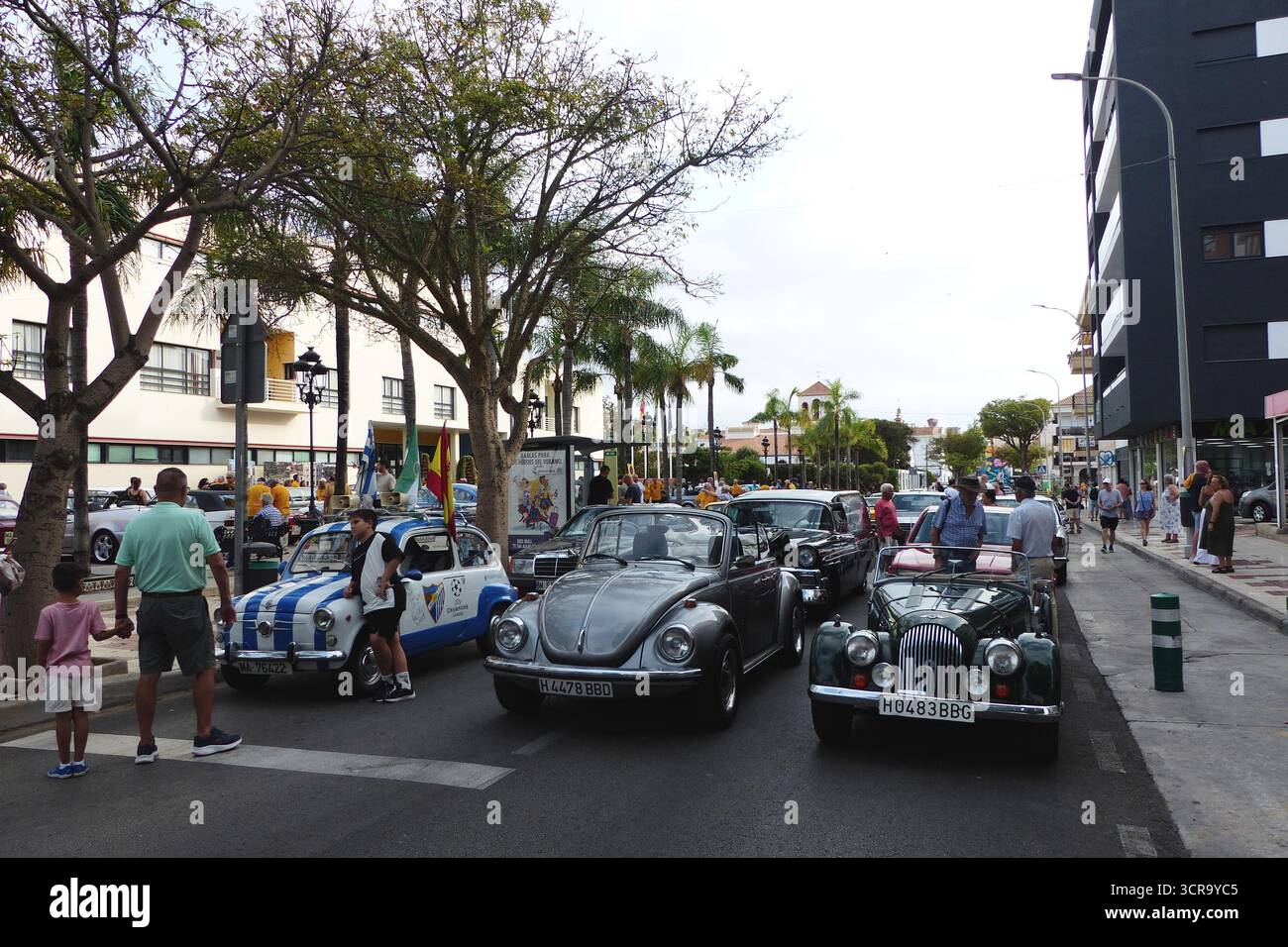 Jährliches Oldtimer-Treffen „Amigos de los clasicos 2025“ Stockfoto