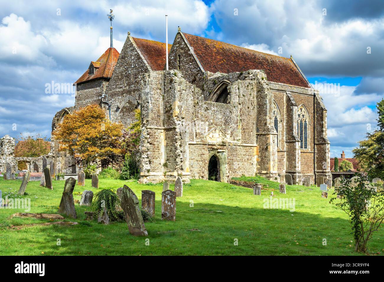 Die Kirche St. Thomas the Martyr ist eine mittelalterliche Kirche in Winchelsea, East Sussex Stockfoto