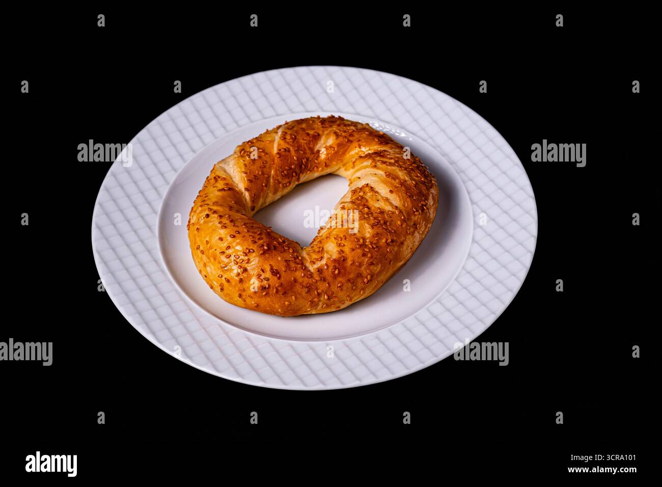 Traditioneller Türkischer Simit Sesam-Brotring Stockfoto