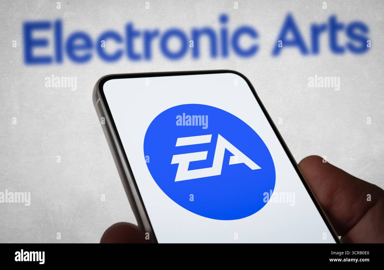 EA Electronic Arts Videospielfirma Stockfoto