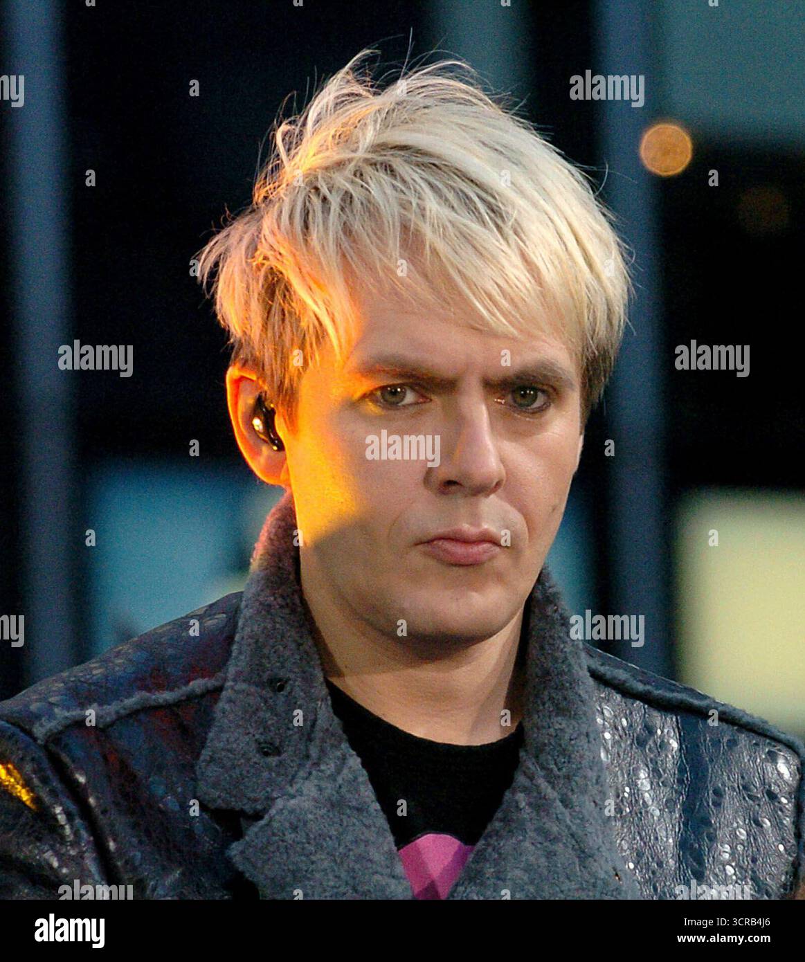 Nick Rhodes auf Good Morning America veröffentlicht das neue Duran Duran Album Astronaut - 12. Oktober 2004 Stockfoto