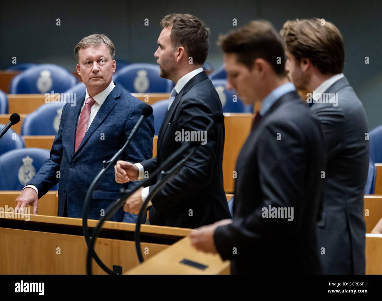 DEN HAAG - Diederik van Dijk (SWP) während der Fragestunde im Repräsentantenhaus. ANP REMKO DE WAAL niederlande raus - belgien raus Stockfoto